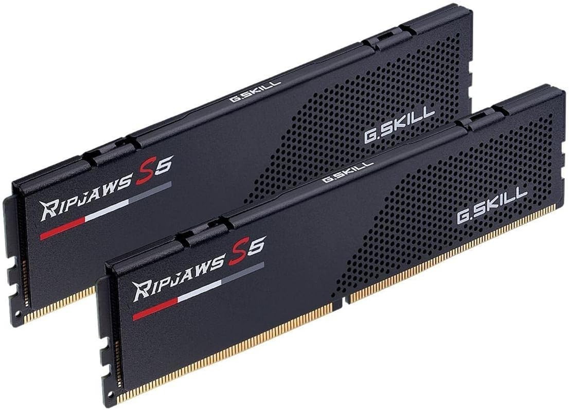 NEW G. SKILL Ripjaws S5 32GB (DDR5-6000) Memory Kit (F5-6000J3636F16GX2-RS5K) NEW G. SKILL Ripjaws S5 32GB (DDR5-6000) Memory Kit (F5-6000J3636F16GX2-RS5K)