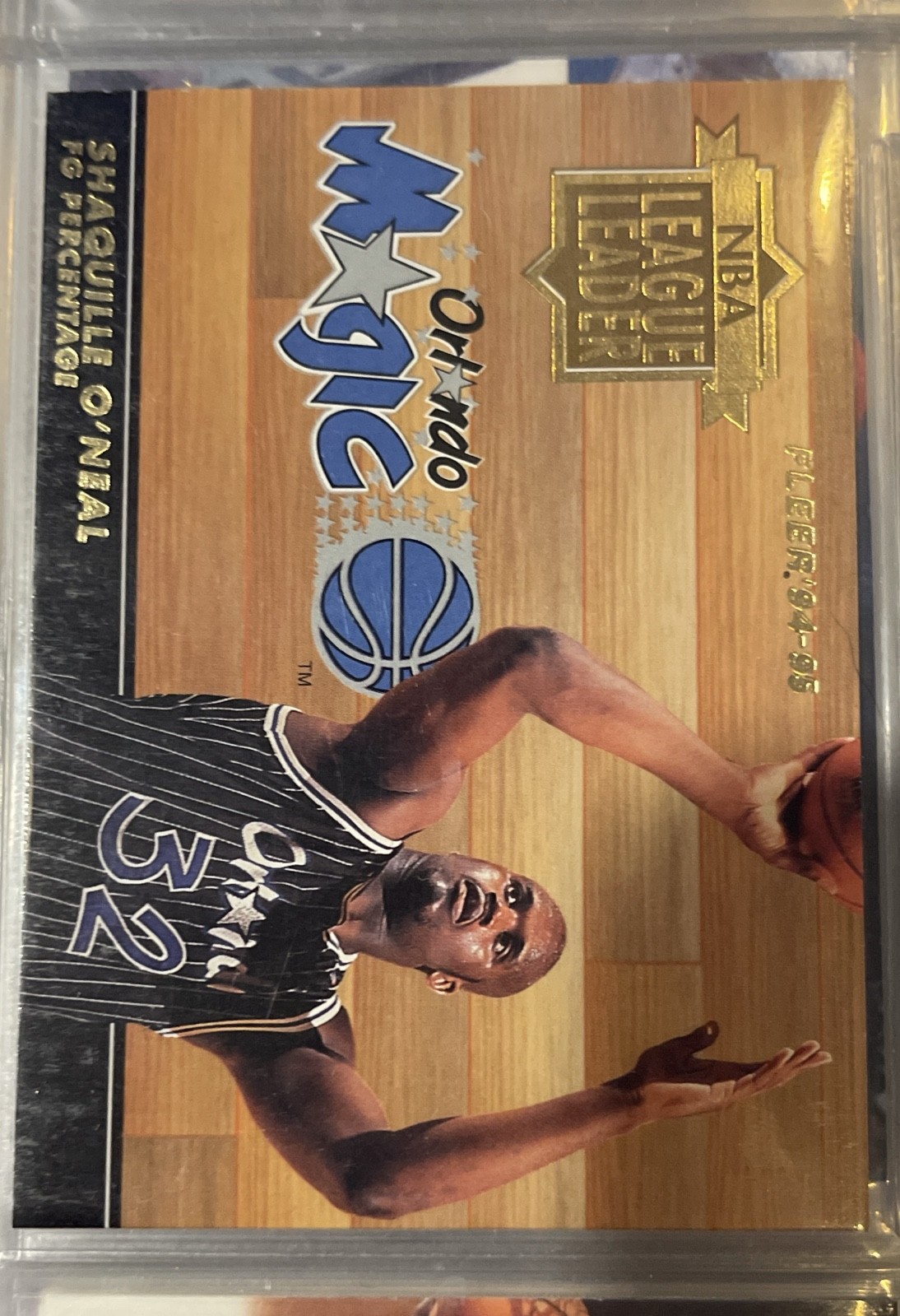 1994-95 Fleer - League Leader Shaquille O\'Neal #5