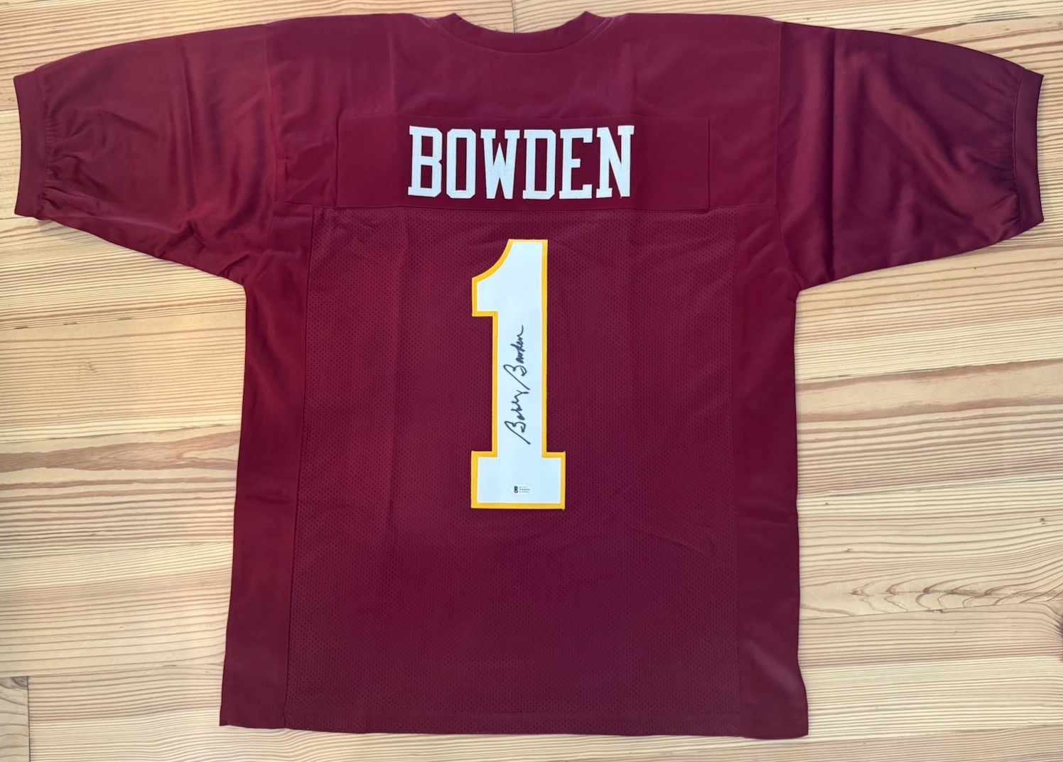 Bobby Bowden Signed FSU Florida State Custom Jersey Beckett Witnessed
