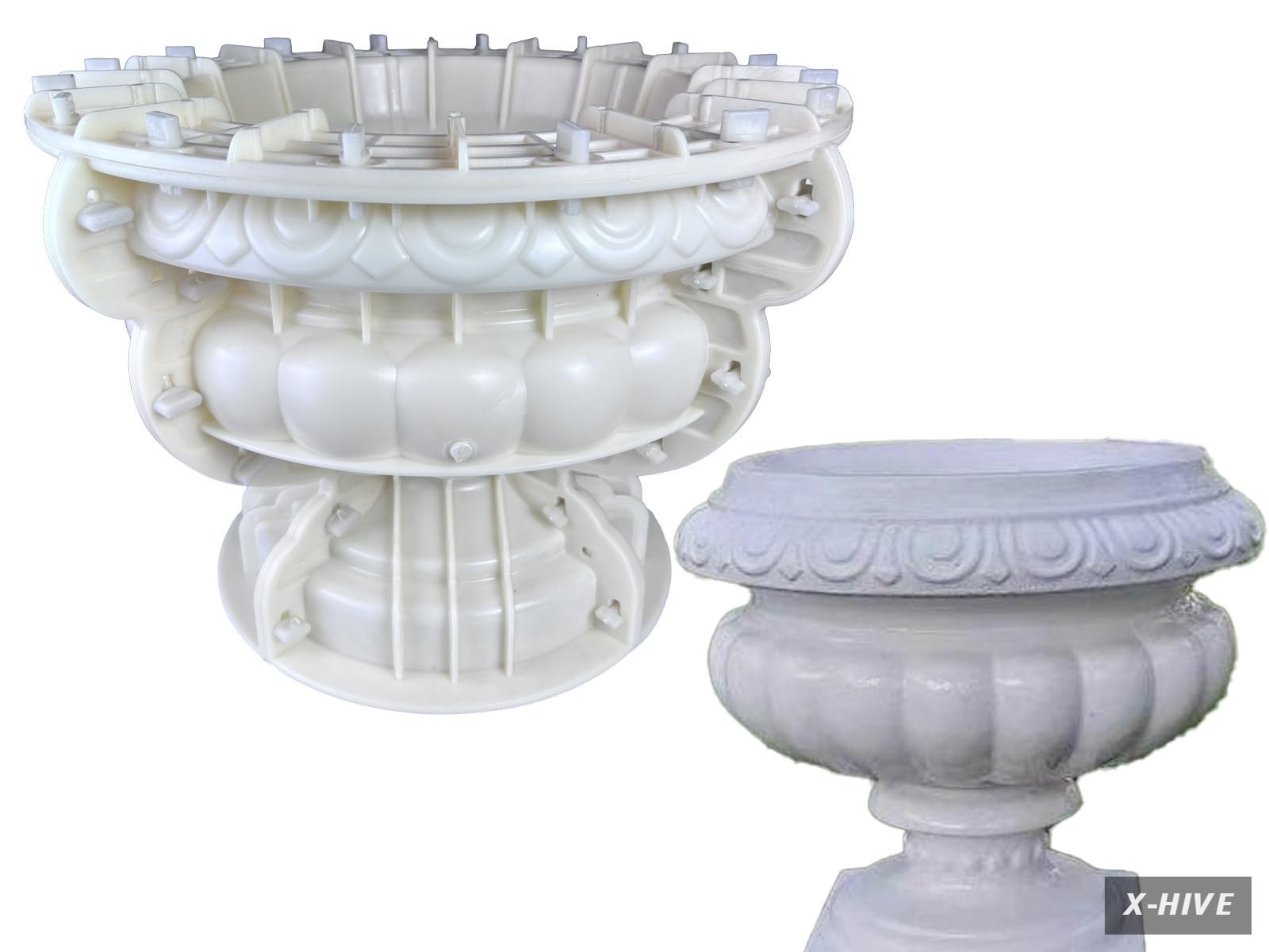Planters Acrylonitrile Butadiene Styrene (ABS) 1 Extra Large Concrete Planter