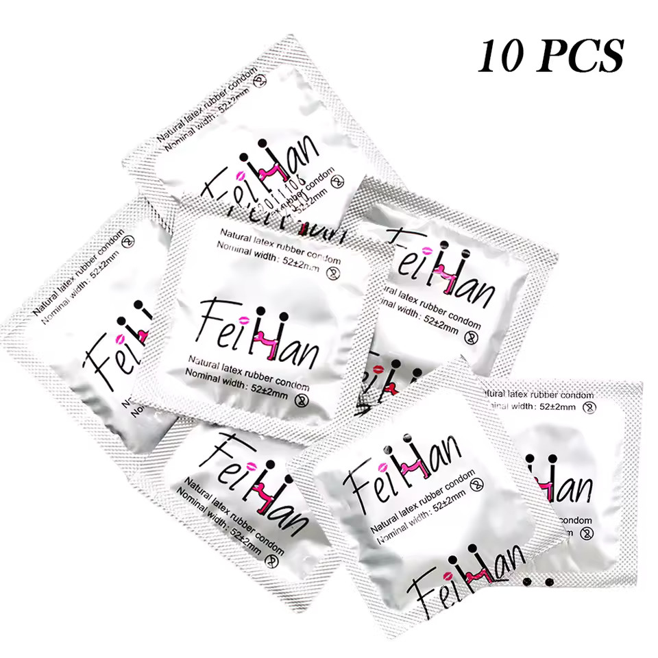 100PC Latex Condoms Bulk Pack Ultra Thin Extended Pleasure Extra Time Sex Delay