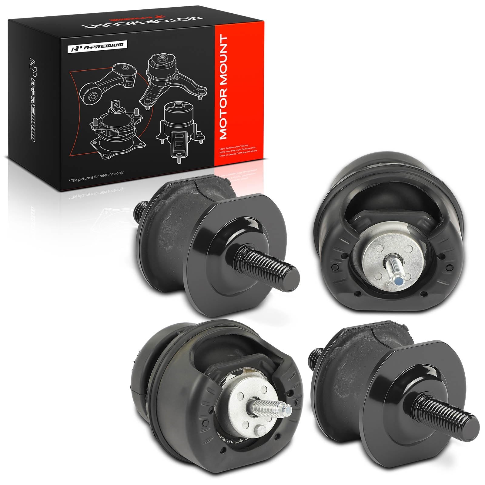 A-Premium 4PCS Engine Motor Mount and Transmission Mount Kit Compatible with Cad