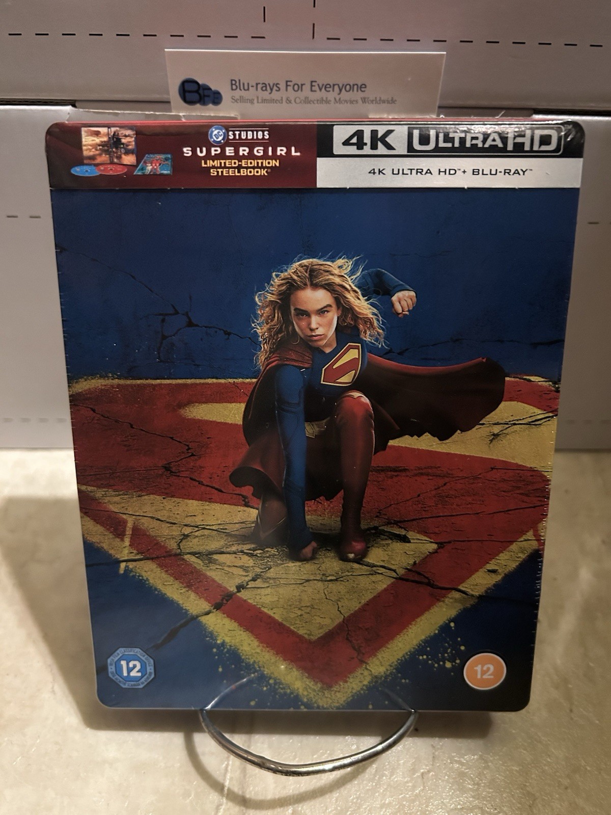 NEW DC Supergirl 4K SteelBook UHD Blu-ray (UK)[2026] No Dent - Ships Next Day
