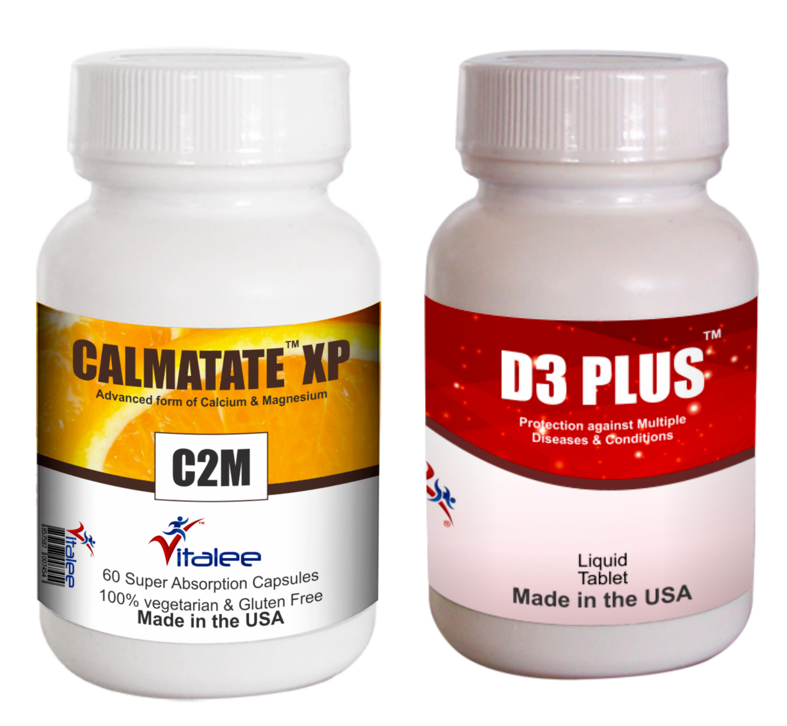 Bone Combo Pack-Vitamin D3 Plus & Calmatate XP (2x60ct ) Bone Combo Pack-Vitamin D3 Plus & Calmatate XP (2x60ct )