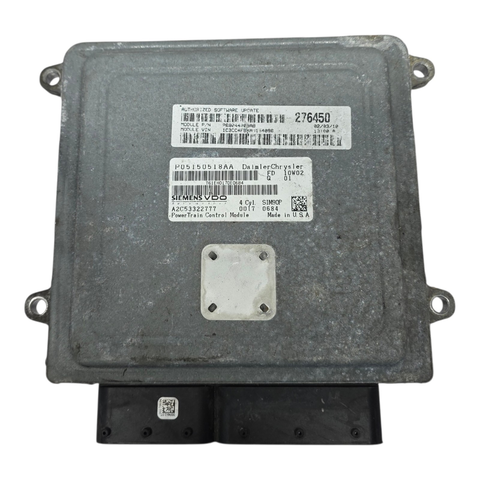 2007-2010 Dodge Avenger Chrysler Sebring 2.4L ECM P05150518AA OEM