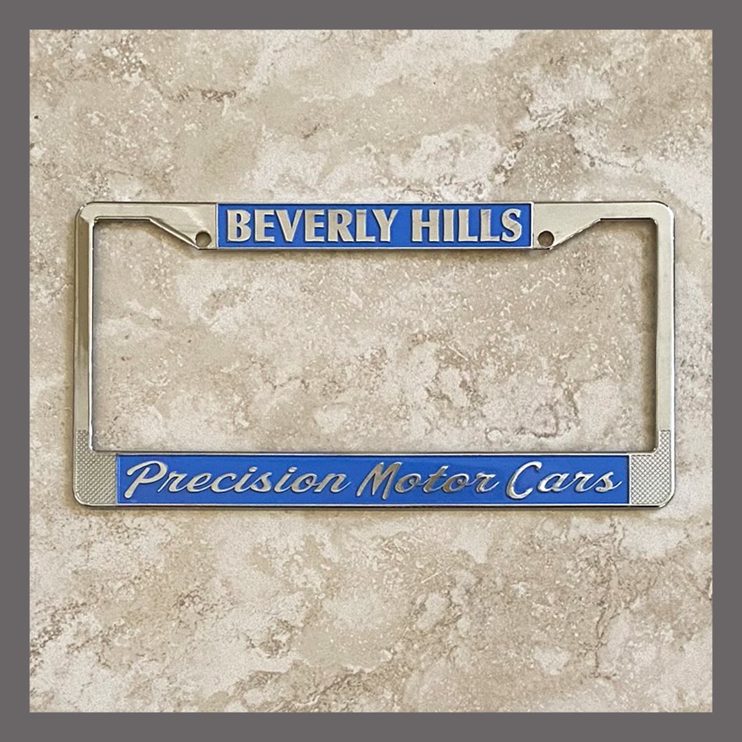 Precision Motor Cars Porsche VW Volkswagen Dealer Beverly Hills CA License Plate Precision Motor Cars Porsche VW Volkswagen Dealer Beverly Hills CA License Plate