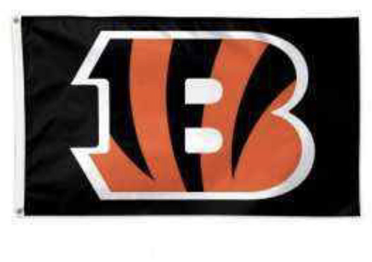 Cincinnati Bengals 3 x 5 foot flag