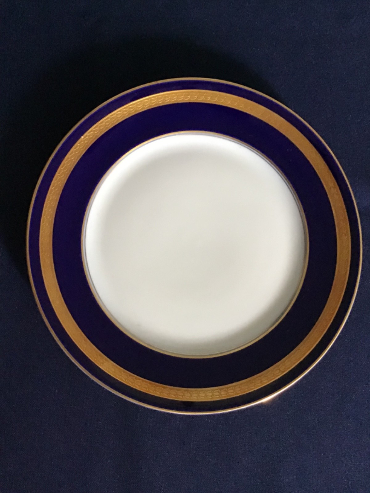 Rosenthal Eminence Cobalt Blue Salad / Dessert Plate 7 3/4\ Rosenthal Eminence Cobalt Blue Salad / Dessert Plate 7 3/4\