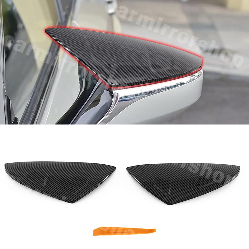 M Style Carbon Fiber Mirror Caps Covers for Lexus IS IS300 IS350 IS500 2021-2026 M Style Carbon Fiber Mirror Caps Covers for Lexus IS IS300 IS350 IS500 2021-2026