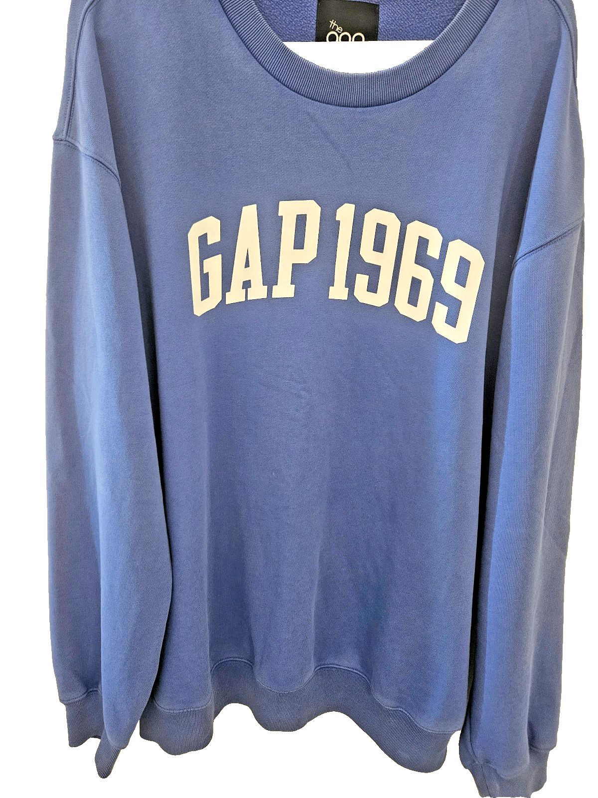 GAP 1969 Men\'s Blue Sweatshirt Oversized Size M Tall Vintage