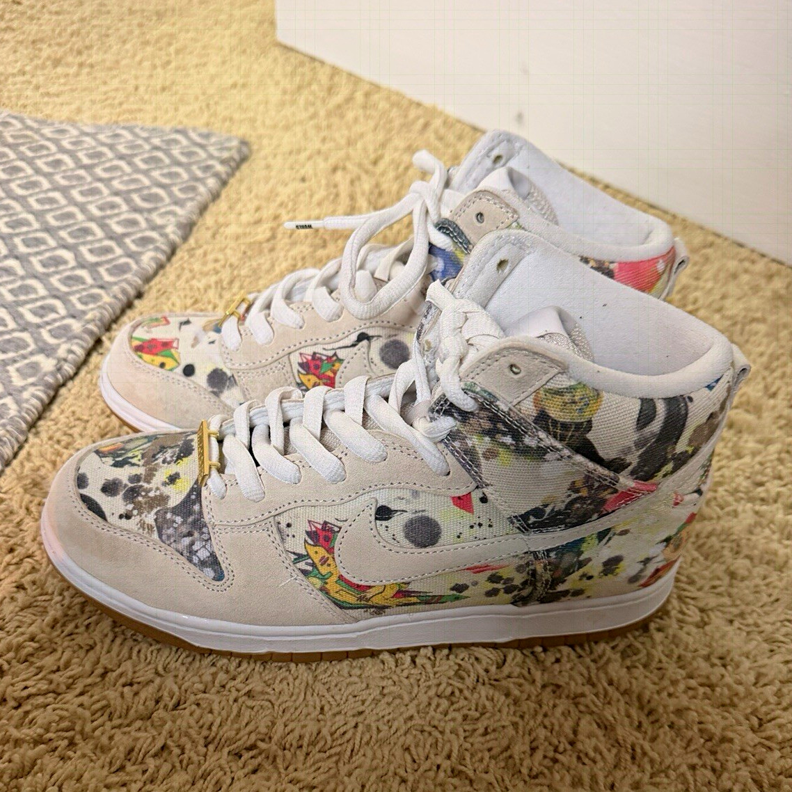 Nike SB Dunk High x Supreme Rammellzee (FD8779-100) - Men’s Nike SB Dunk High x Supreme Rammellzee (FD8779-100) - Men’s