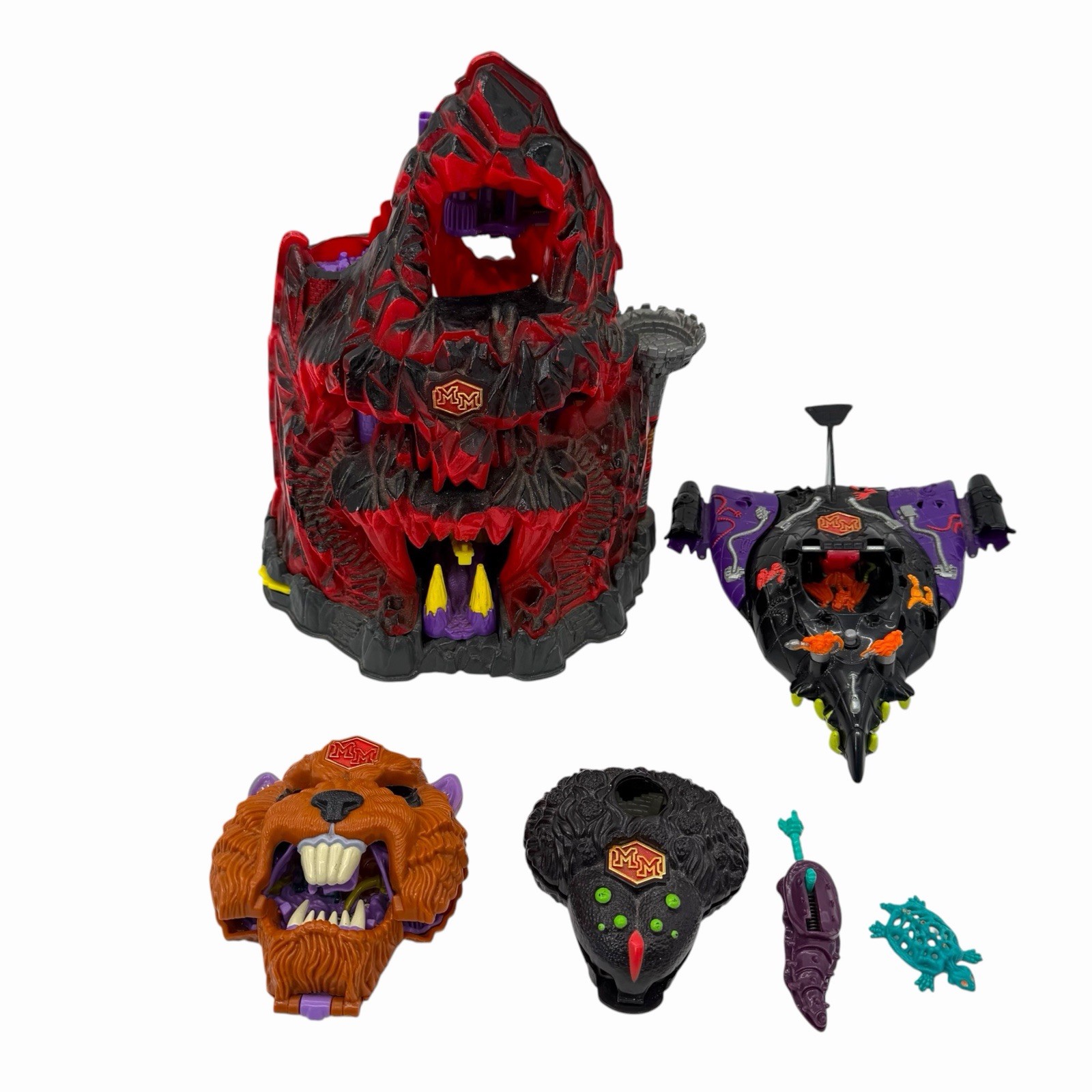 Vintage Mighty Max Lot Trapped In Skull +EXTRAS