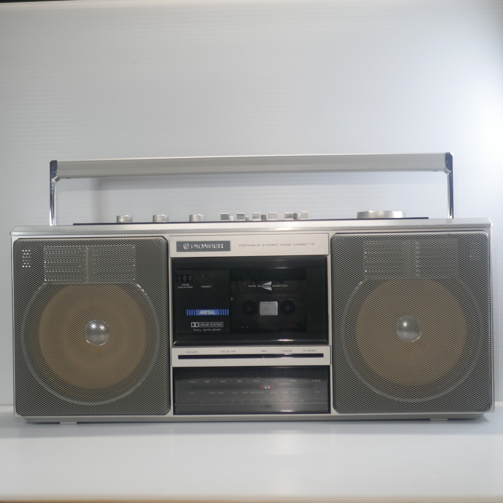 Vintage Pioneer SK-350 Portable Stereo Boombox For Parts / Repair / Restoration