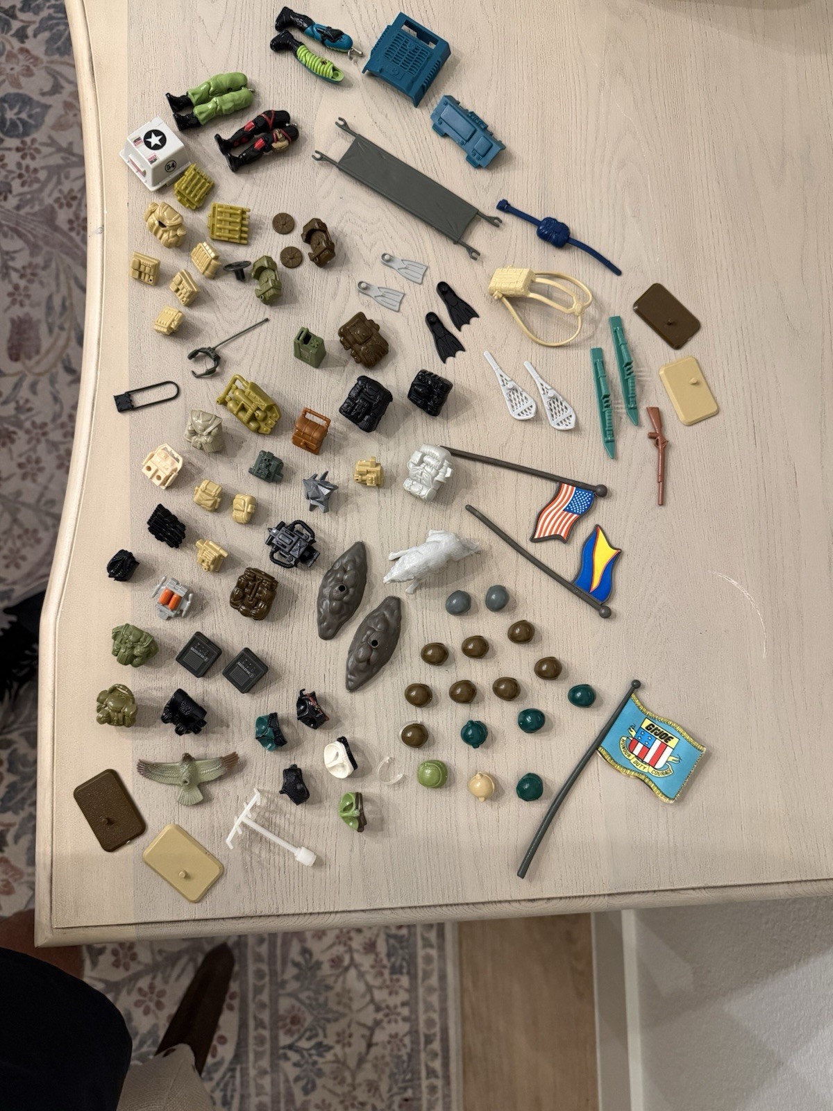GI Joe Accessories 1983-1986 Vintage Lot Backpacks, Helmets, Etc GI Joe Accessories 1983-1986 Vintage Lot Backpacks, Helmets, Etc