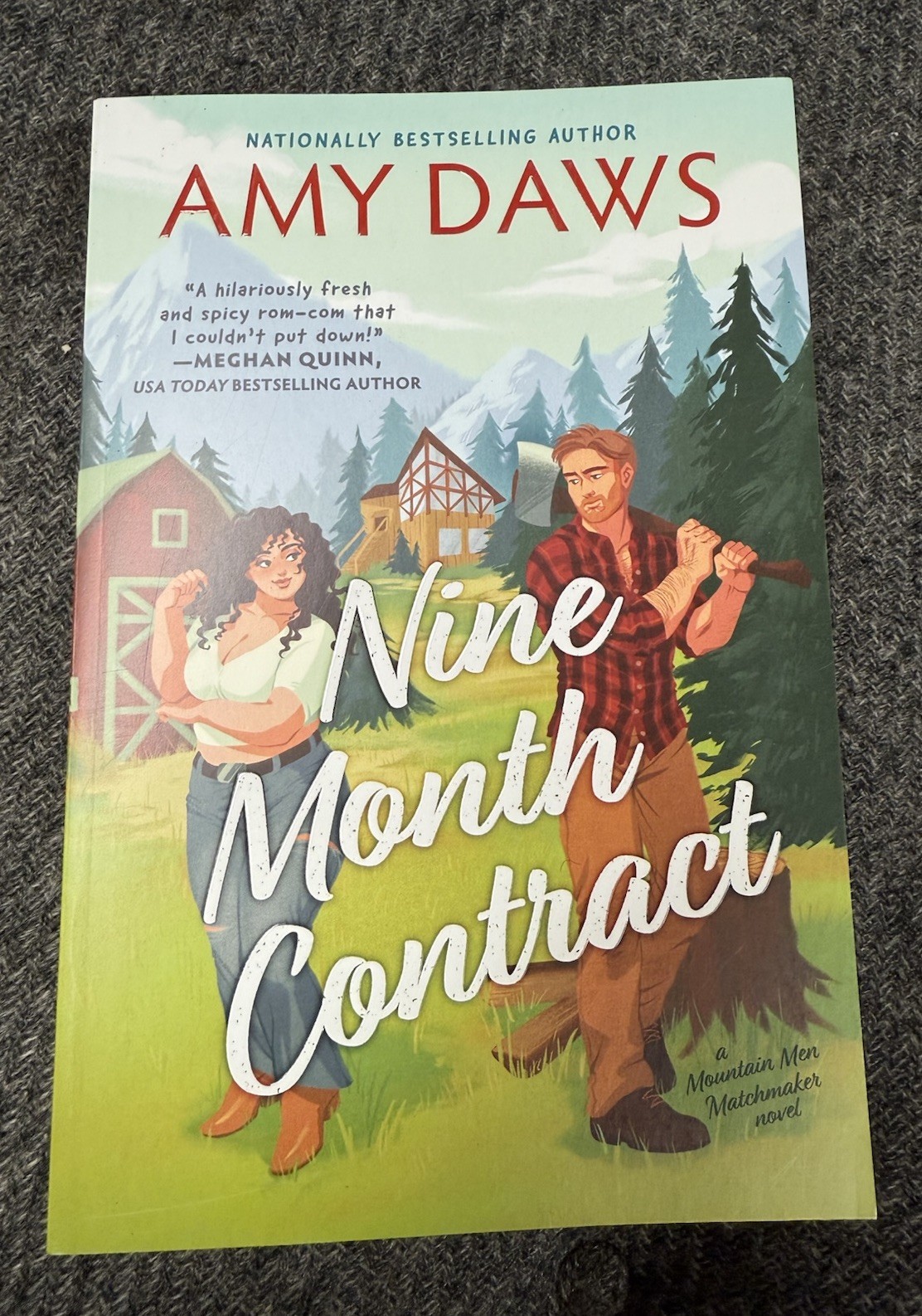 New Nine Month Contract Paperback, by Amy Daws
