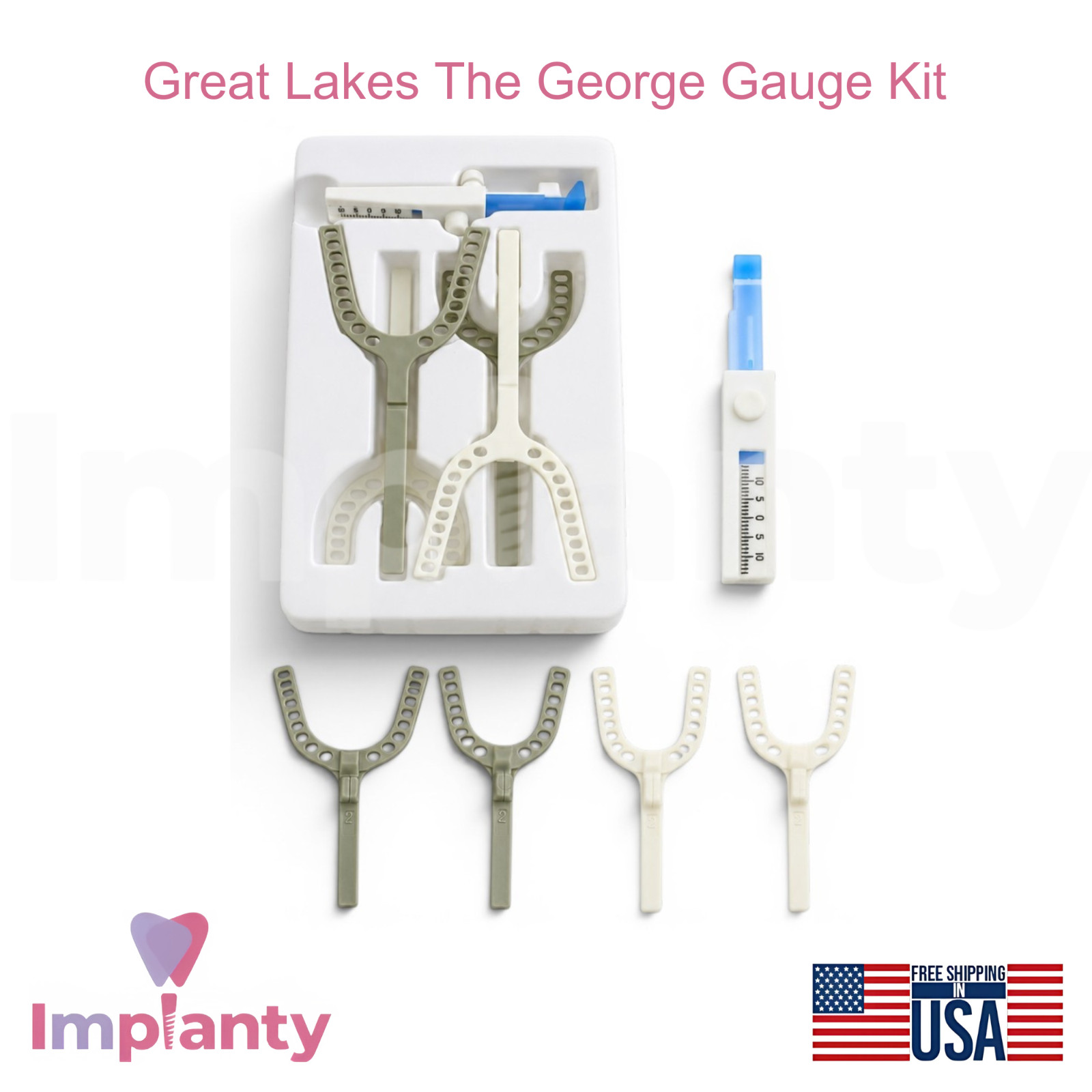 Great Lakes The George Gauge Kit Mandibular Repositioning Appliance