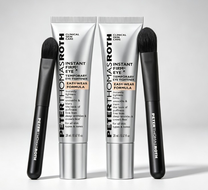 2pc Peter Thomas Roth Instant FIRMx Eye Tightener Easy-Wear Formula w brush--