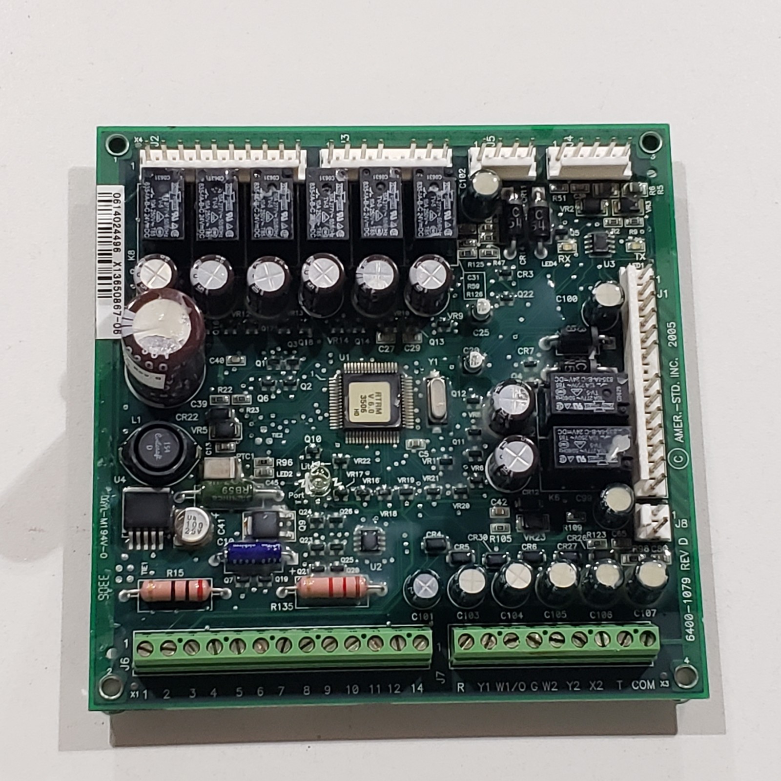 X13650867-06 6400-1079 6200-0123-06 6400-1079D Control board Trane RTU