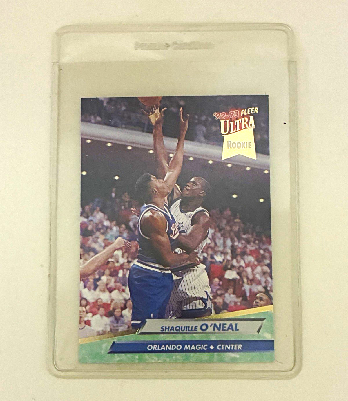 Fleer 1992-93 Fleer Ultra Shaquille O\'Neal Rookie Base #328 Orlando Magic