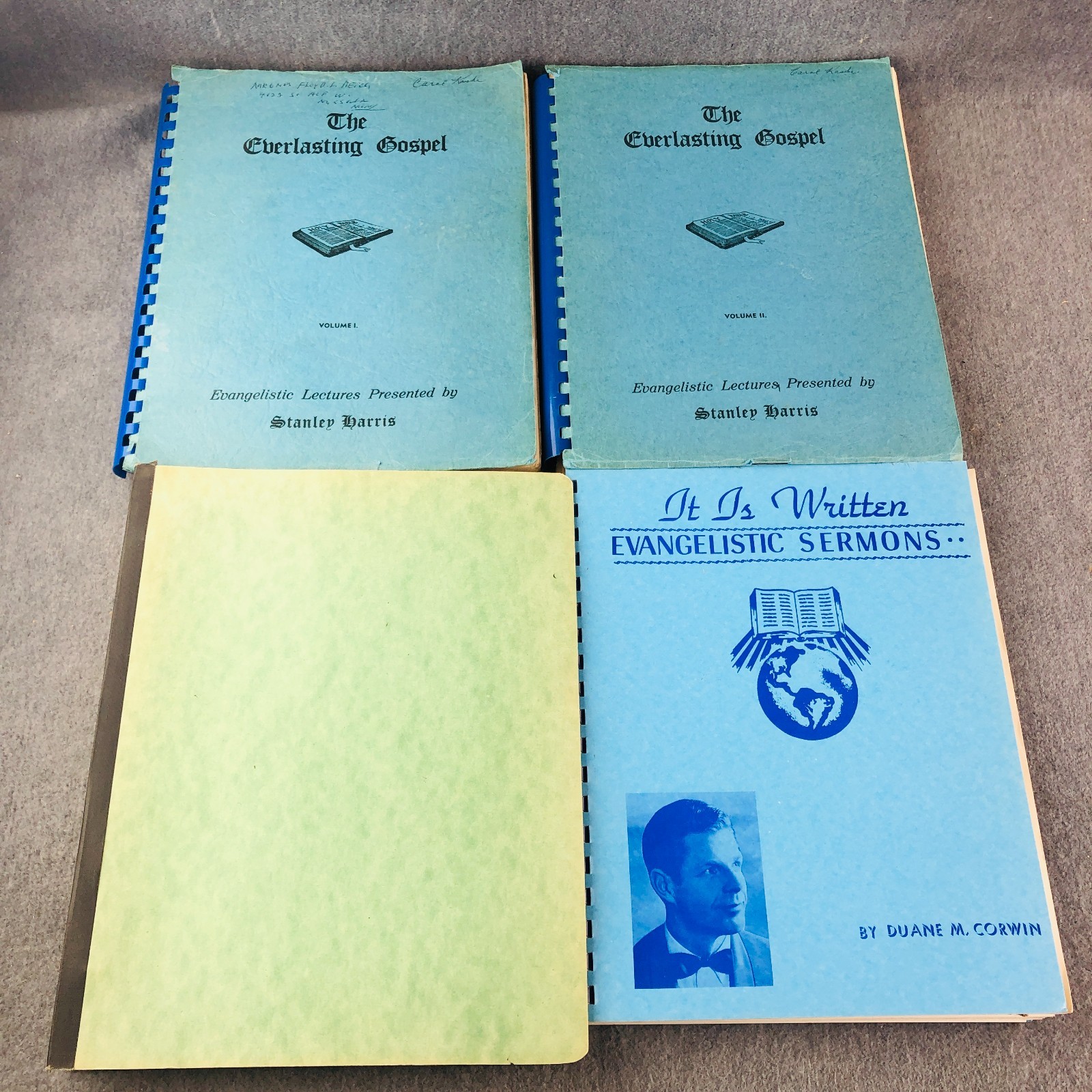 Seventh-Day Adventist  Evangelistic Lectures & Sermons  Hand-Bound 4 Books