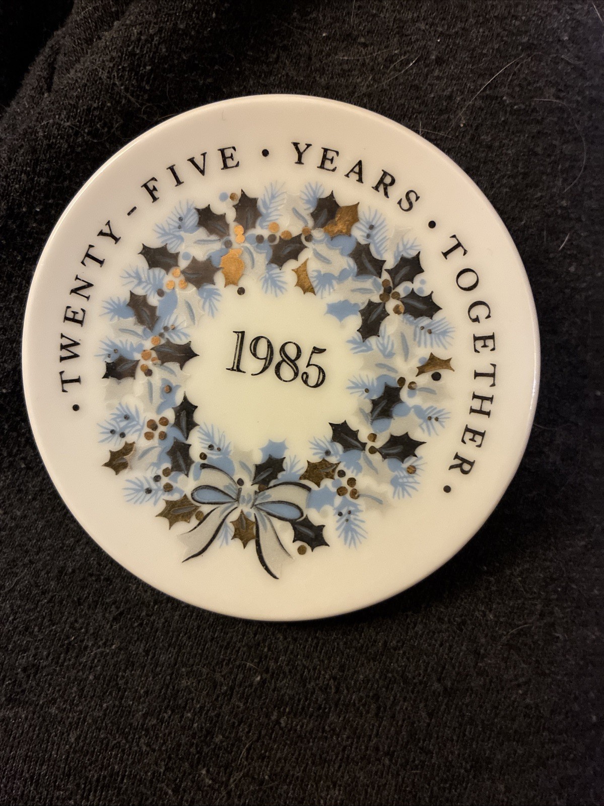 vintage 1985 hallmark keepsake ornaments 25 Years Together Wedding Porcelain vintage 1985 hallmark keepsake ornaments 25 Years Together Wedding Porcelain