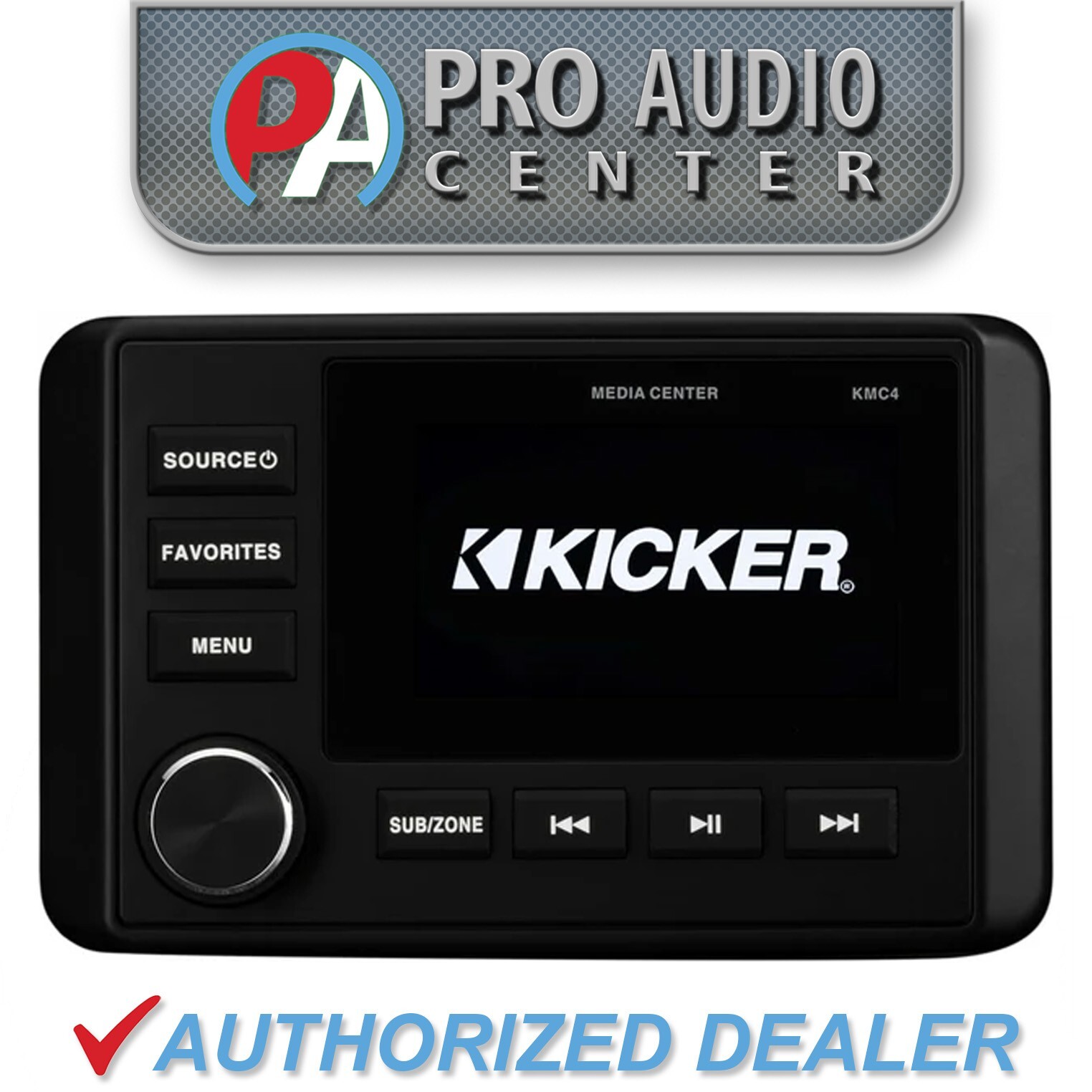 51KMC4 KICKER Marine Dual-Zone Media Center Receiver w/Bluetooth/AM/FM/WB/USB 51KMC4 KICKER Marine Dual-Zone Media Center Receiver w/Bluetooth/AM/FM/WB/USB
