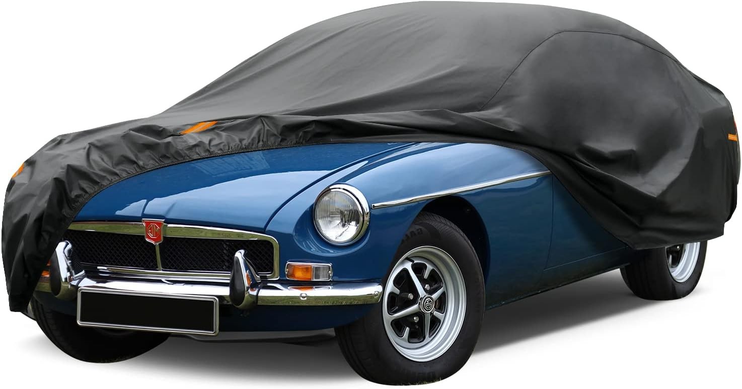 Kayme 7 Layers Sedan Car Cover Custom Fit MG MGB (1966-1980) Waterproof All Weat