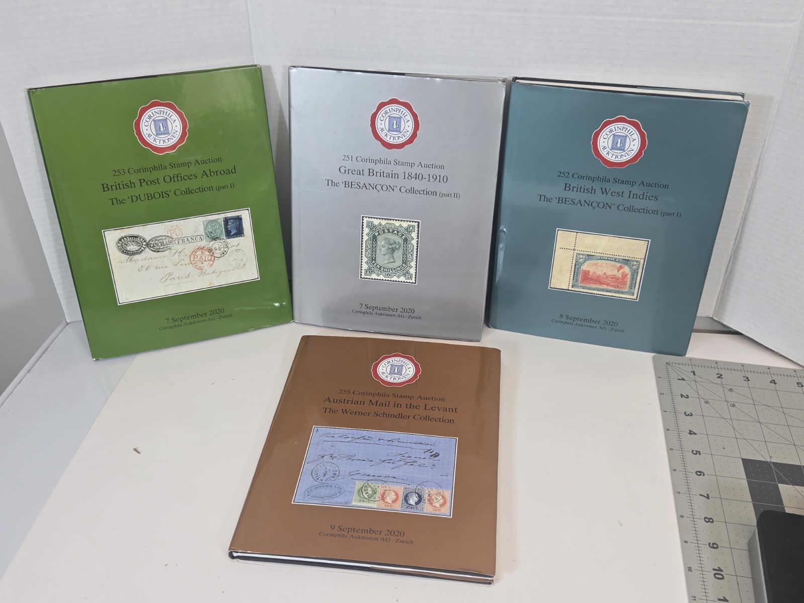 Corinphila Stamp Auction Catalog Lot 251 252 253 255 Besancon Dubois