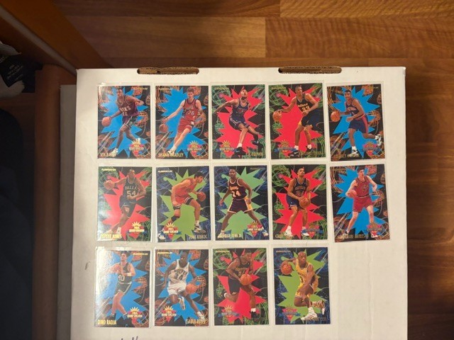 14 - 1994-95 Fleer Basketball NBA Rookie Sensation Card lot