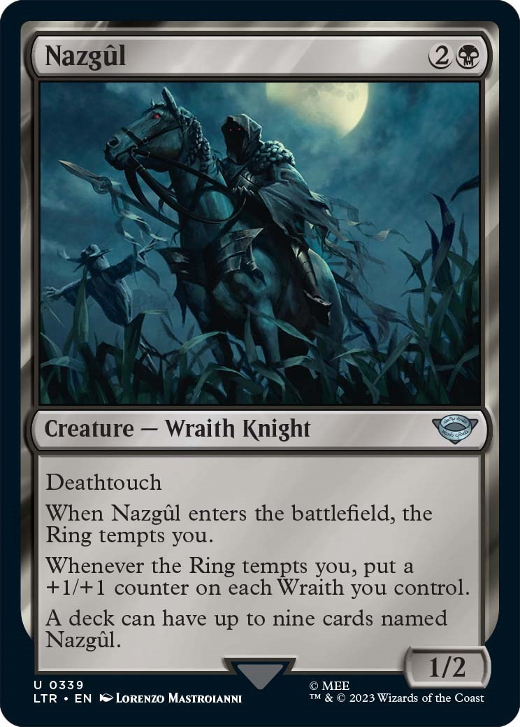 Nazgul (0339) #339 (NM) The Lord of the Rings: Tales of Middle-earth (LTR) MTG