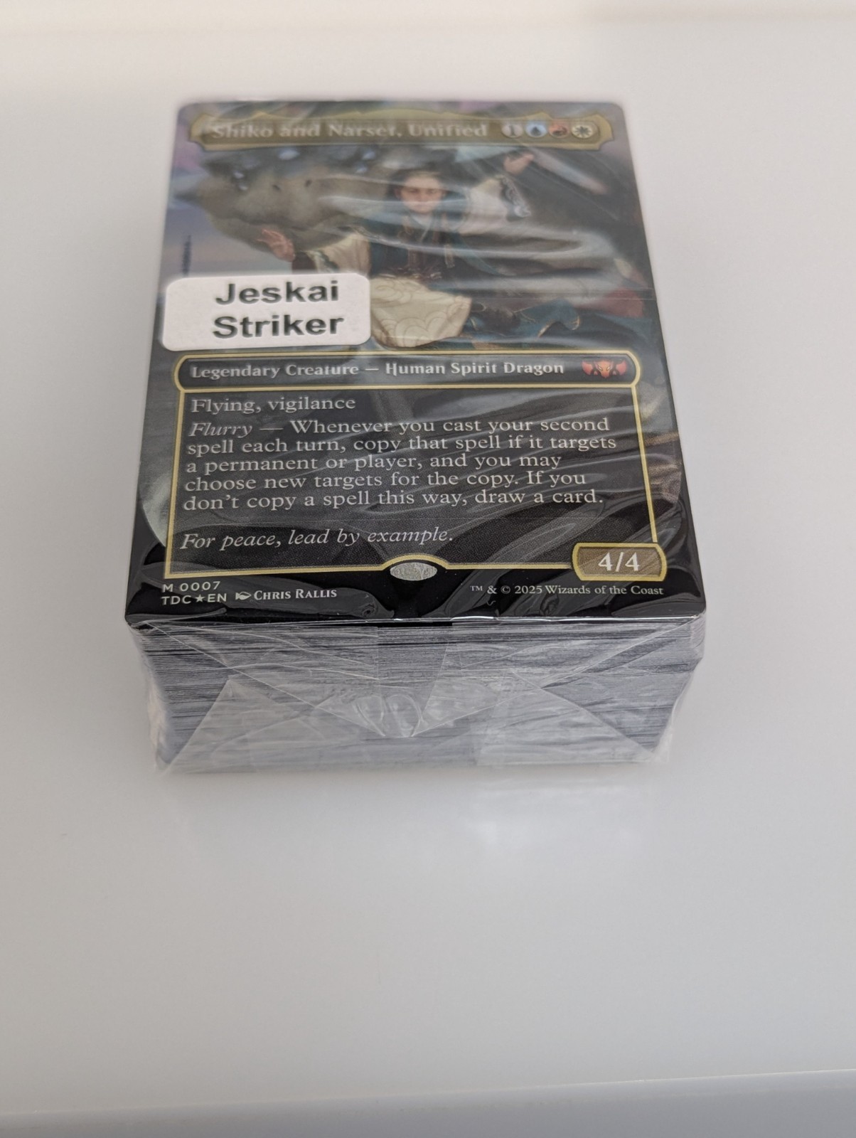 Magic the Gathering - Jeskai Striker - Tarkir Dragonstorm -Commander Deck ONLY Magic the Gathering - Jeskai Striker - Tarkir Dragonstorm -Commander Deck ONLY