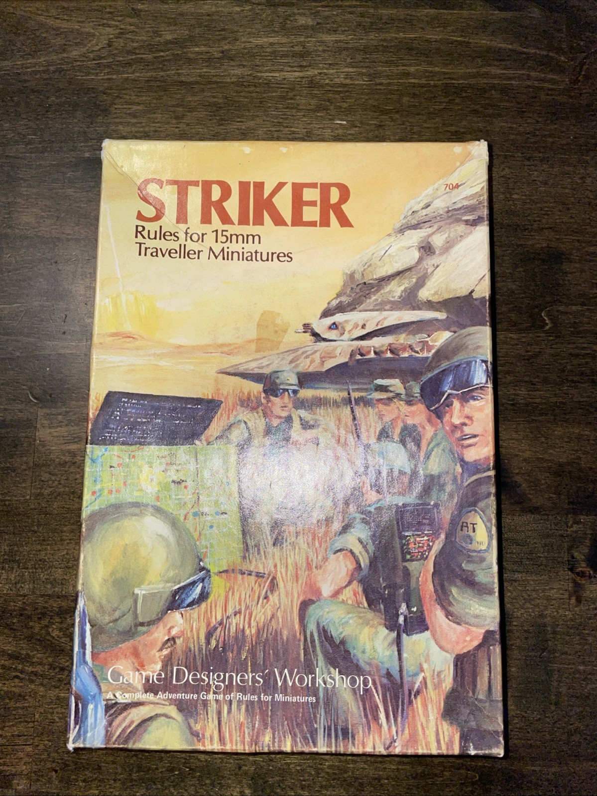 GDW 704 - Striker Rules for 15mm Traveller Miniatures Boxed Set - COMPLETE GDW 704 - Striker Rules for 15mm Traveller Miniatures Boxed Set - COMPLETE