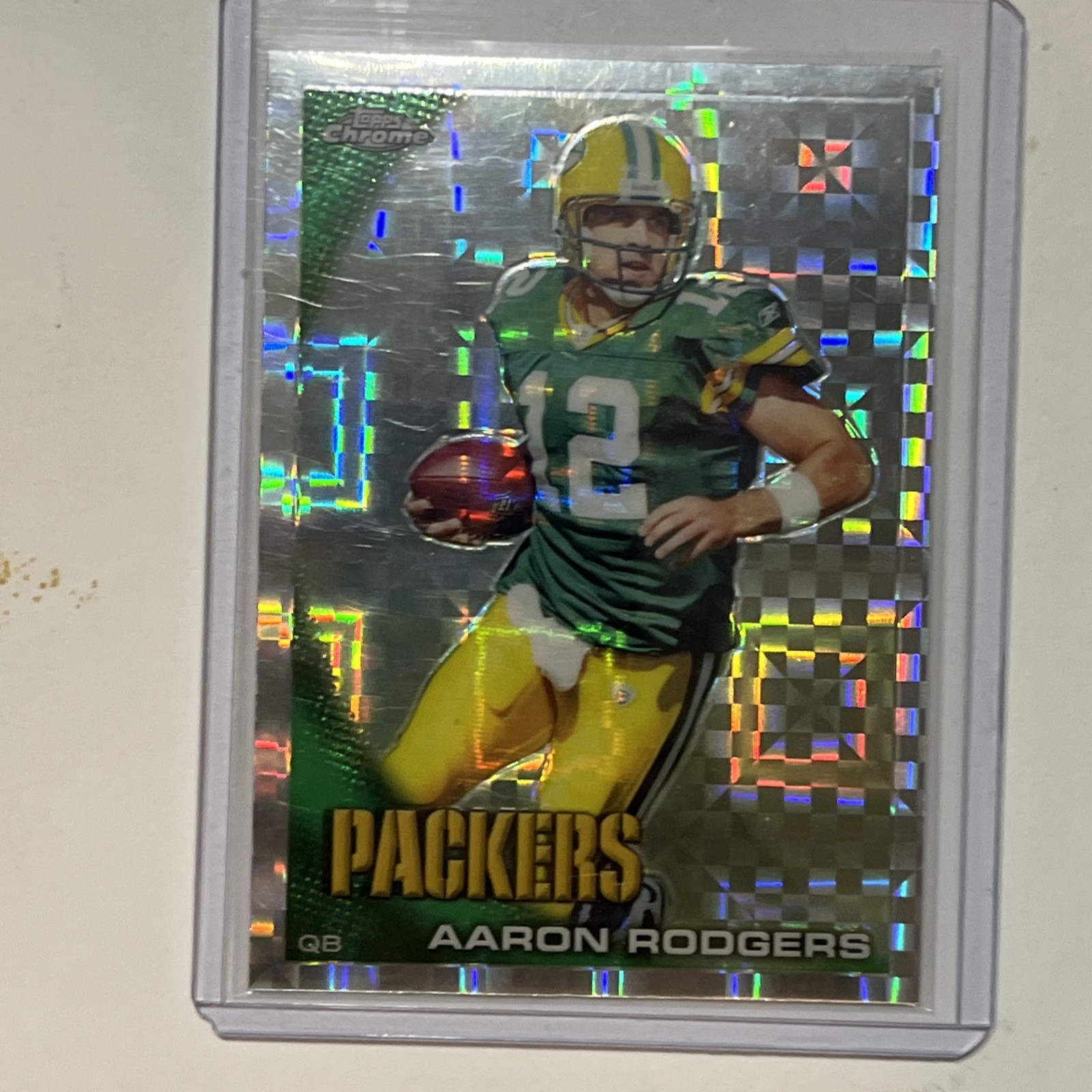2010 Topps Chrome Retail X-Fractor Aaron Rodgers #C124 