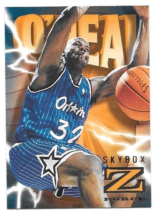 SHAQUILLE O\'NEAL 1996-97 SKYBOX Z FORCE 64 LOS ANGELES LAKERS HOF MVP