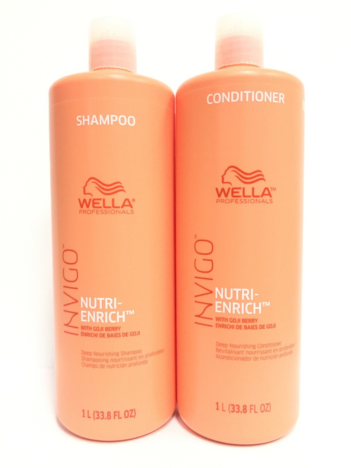 (2 PACK)Wella Invigo Nutri-Enrich Deep Nourishing Shampoo & Conditioner Duo,33.8 (2 PACK)Wella Invigo Nutri-Enrich Deep Nourishing Shampoo & Conditioner Duo,33.8