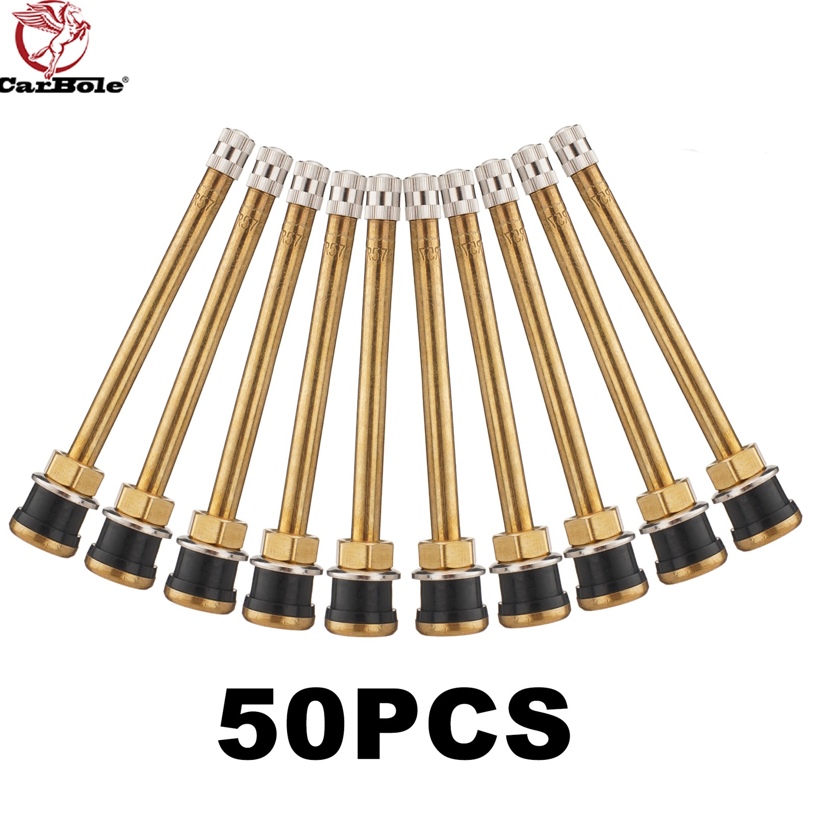 50/100PC TR573 Truck Valve Stems 22.5
