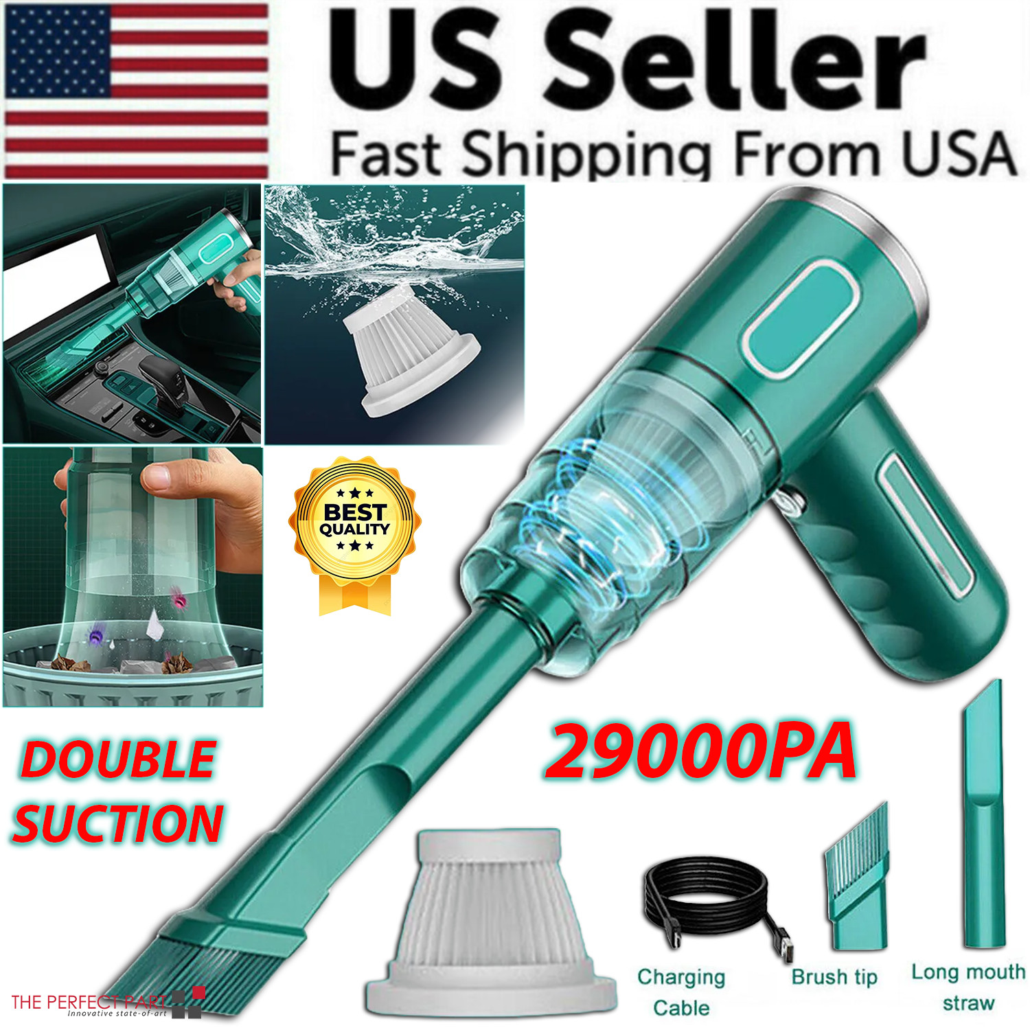 29000PA Cordless Hand Held Vacuum Cleaner Mini Portable Car Auto Home Wireless 29000PA Cordless Hand Held Vacuum Cleaner Mini Portable Car Auto Home Wireless