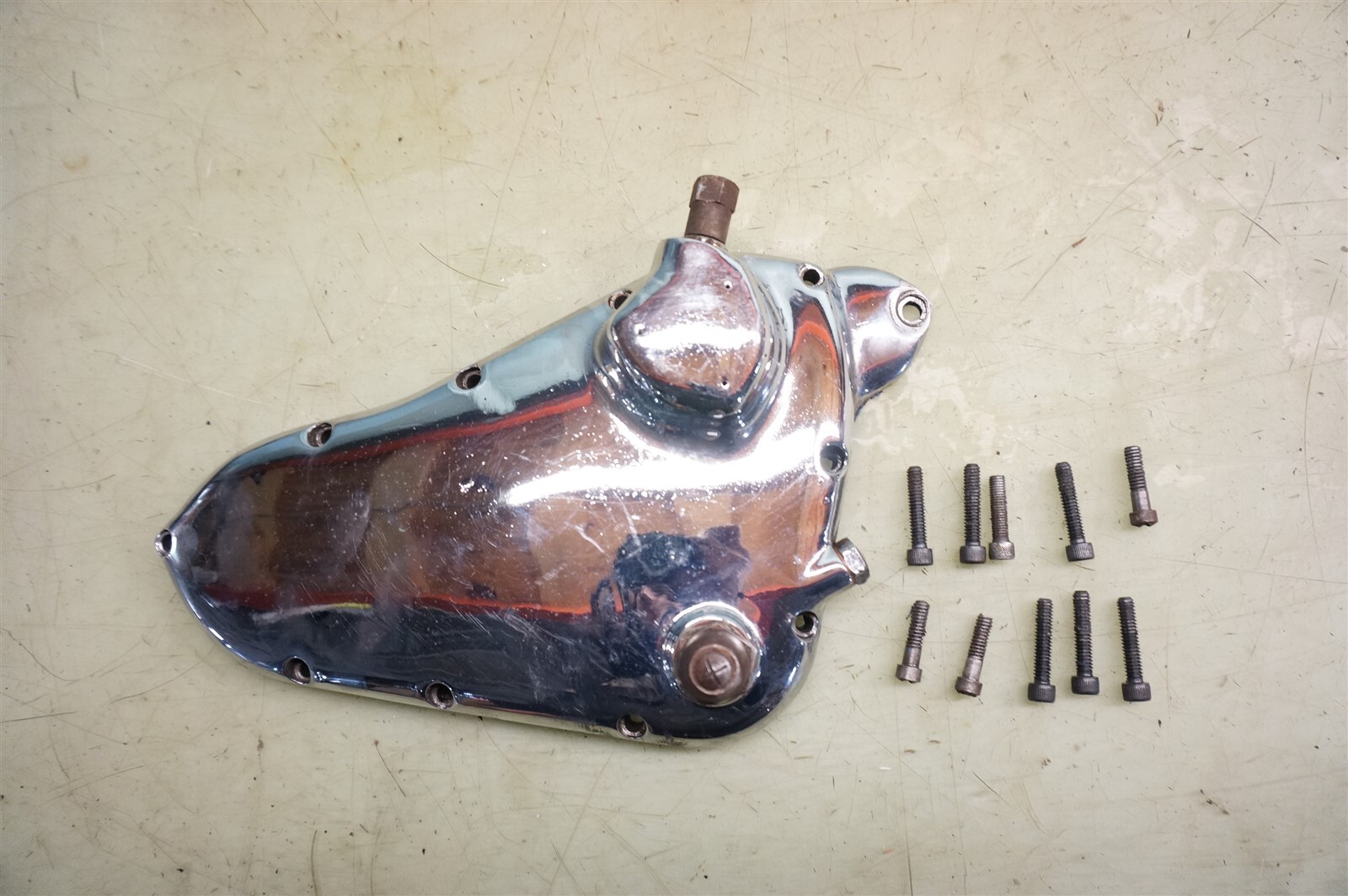 1957 Triumph T110 TR6 Tiger Thunderbird T100 Pre-Unit *2729 Timing Cam Cover 