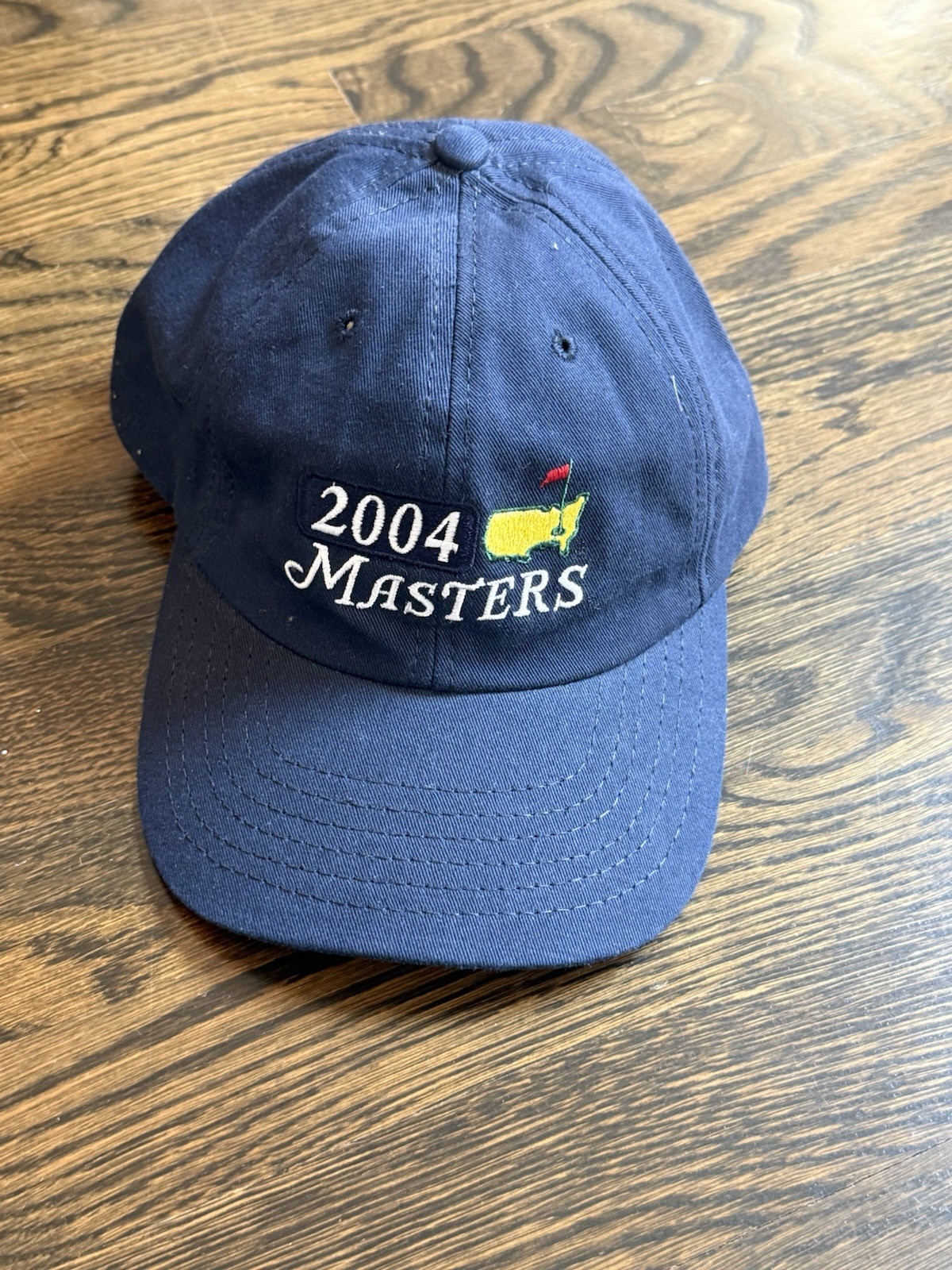 Vintage 2004 Masters Tournament Navy Blue Adjustable Golf Hat. New with Tags