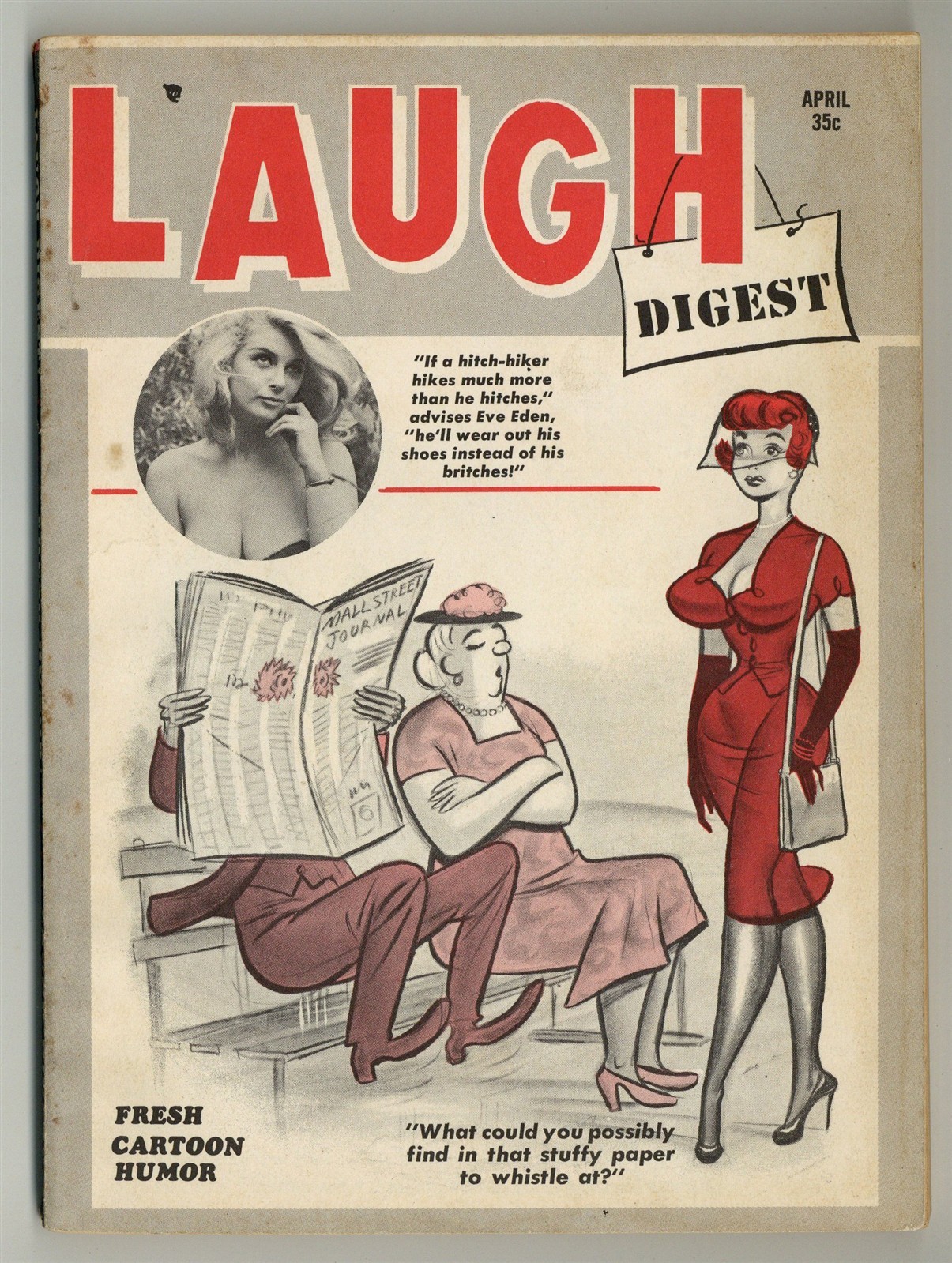 Laugh Digest 1962 Eve Eden, Pat Hutton Cartoon Comics Humorama Magazine M39441 Laugh Digest 1962 Eve Eden, Pat Hutton Cartoon Comics Humorama Magazine M39441