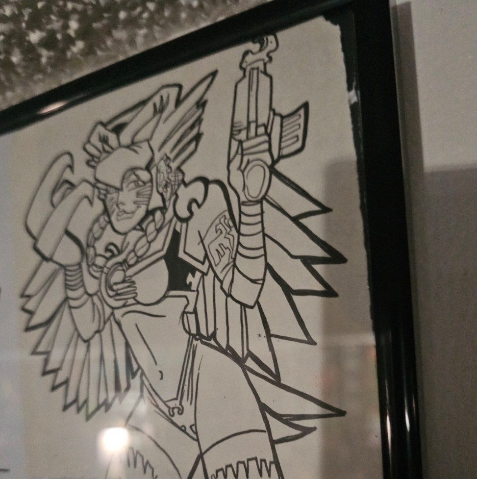 Hunter Jackson Original Inked Comic Art 90s Era Vintage GWAR Techno DeStructo Hunter Jackson Original Inked Comic Art 90s Era Vintage GWAR Techno DeStructo