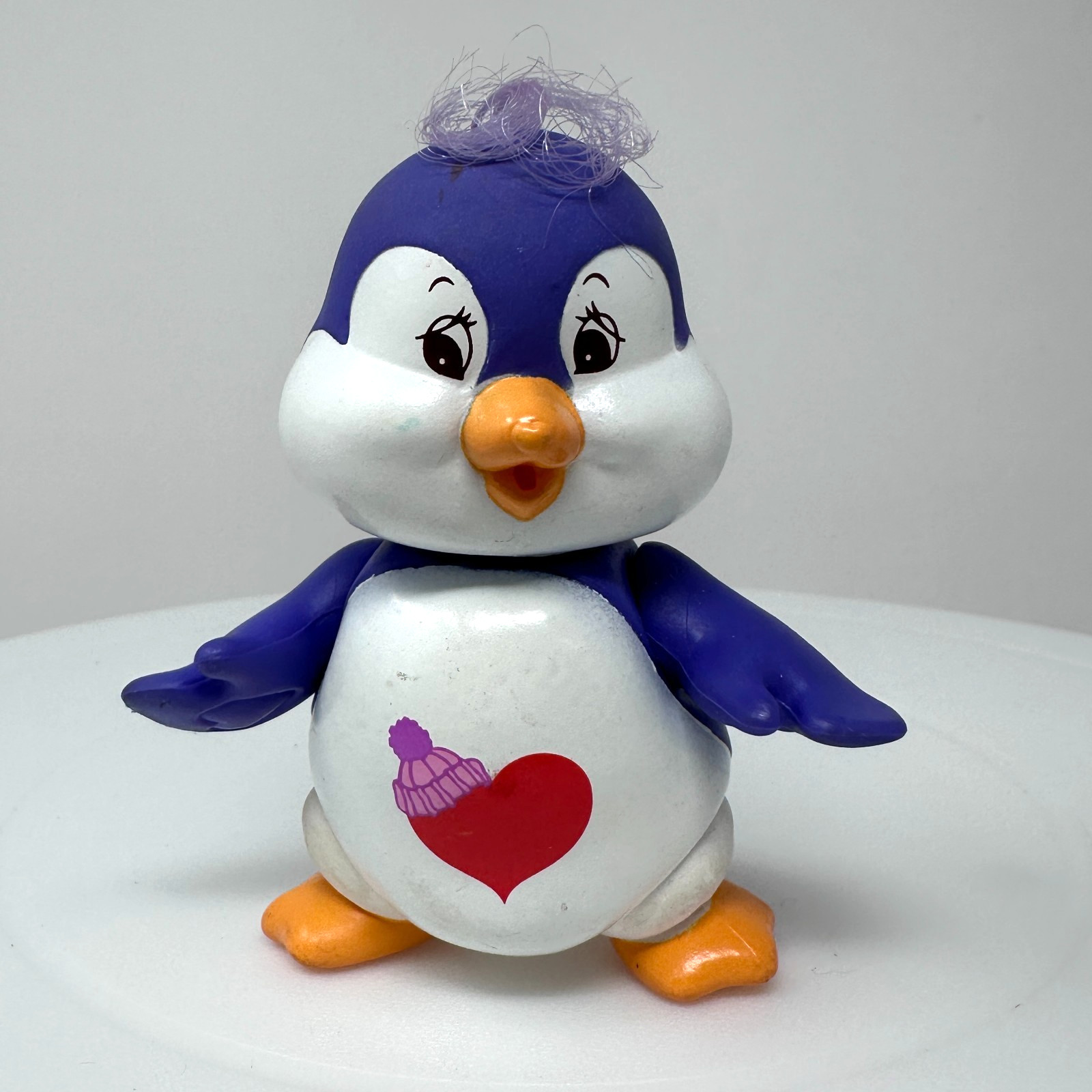 Care Bears Cousins Cozy Heart Penguin Figure Kenner Purple Toy 3.5 Care Bears Cousins Cozy Heart Penguin Figure Kenner Purple Toy 3.5