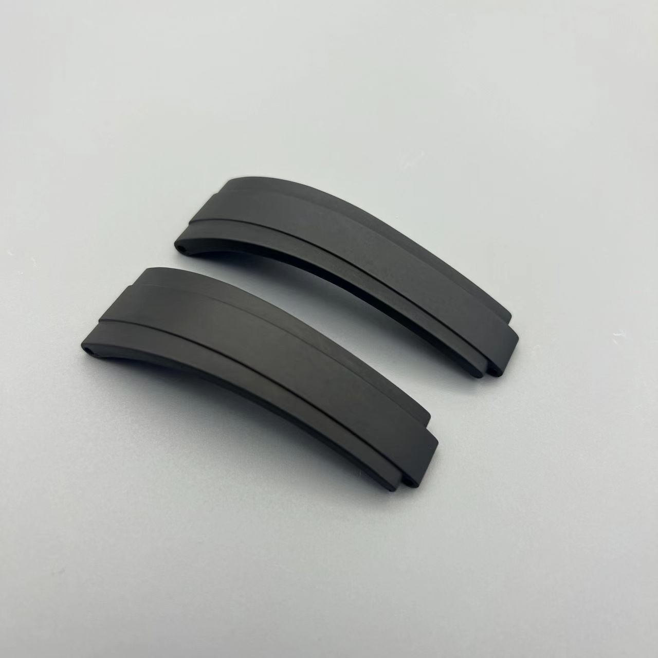 20mm 21mm Black Rubber Strap Fits for Oysterflex Daytona Datejust Sub Yacht GMT 