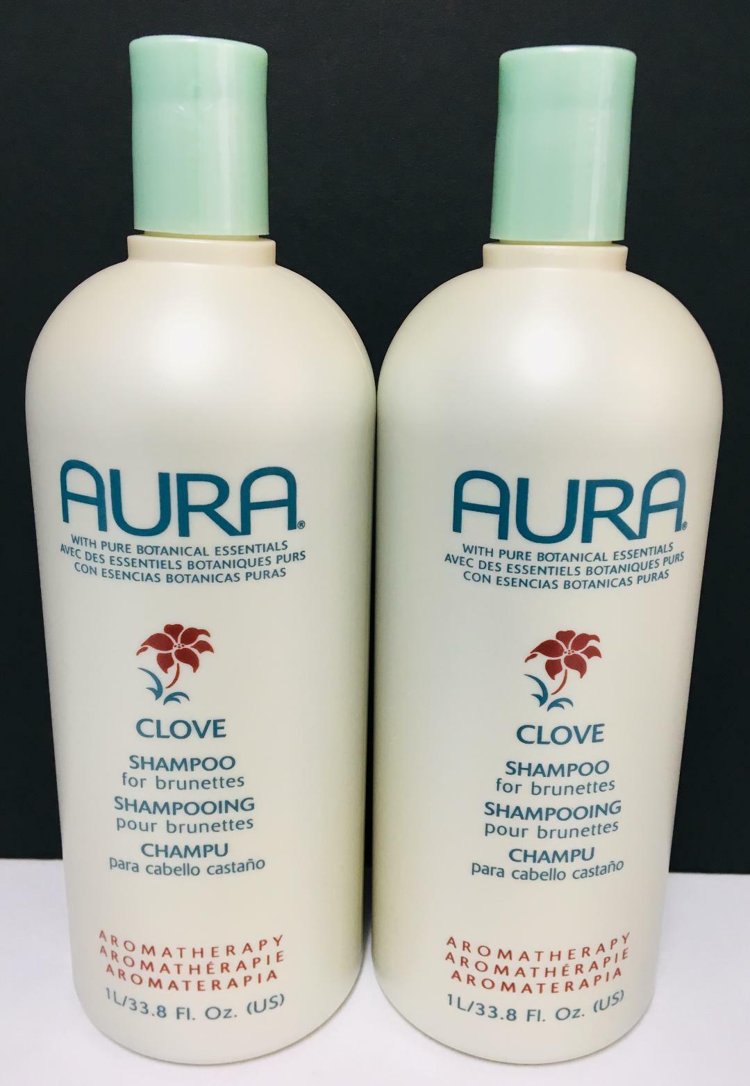 Aura Clove Shampoo For Brunettes Aromatherapy Naturelle Zotos - 2 Pack(1 L each)