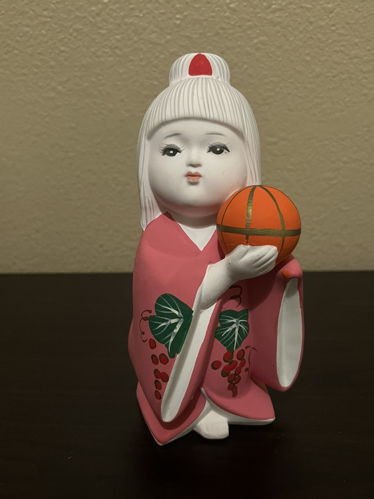 Beautiful Vintage Hand Painted Japanese Hakata Doll Clay Figurine Fukuoka Japan Beautiful Vintage Hand Painted Japanese Hakata Doll Clay Figurine Fukuoka Japan