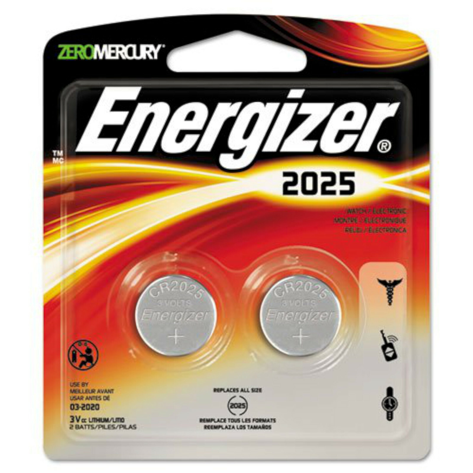 NEW 2 pcs Energizer CR 2025 Lithium Coin Cell 3V Batteries ECR2025 2025BP-2 NEW 2 pcs Energizer CR 2025 Lithium Coin Cell 3V Batteries ECR2025 2025BP-2