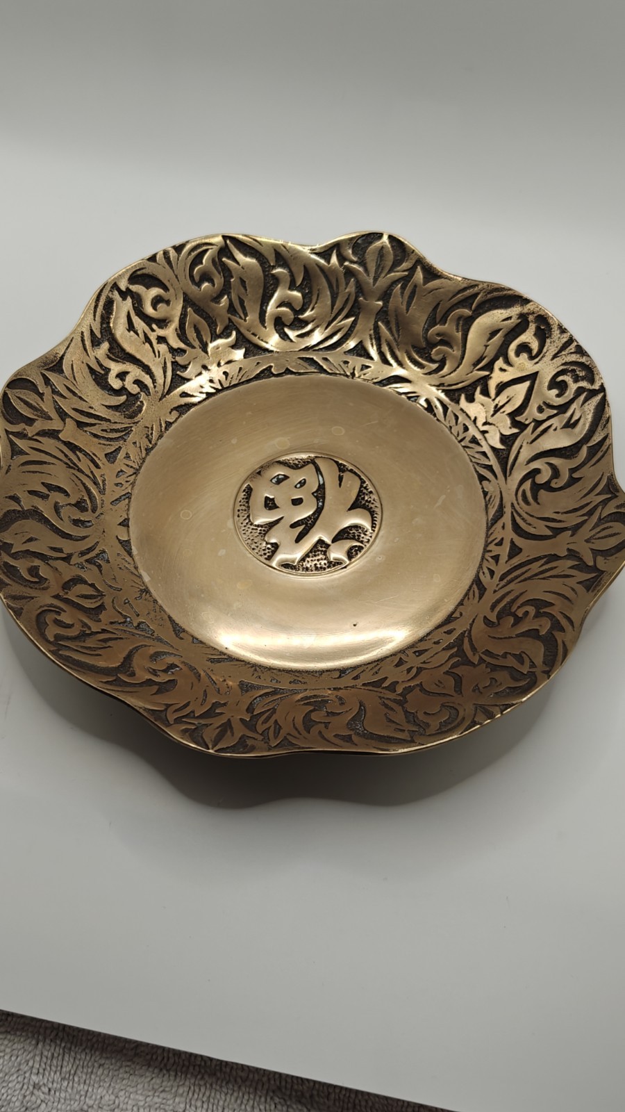 ANTIQUE bronze 1900-1940 korean SMALL BRONZE BOWL OR PLATE, NR. vintage ANTIQUE bronze 1900-1940 korean SMALL BRONZE BOWL OR PLATE, NR. vintage