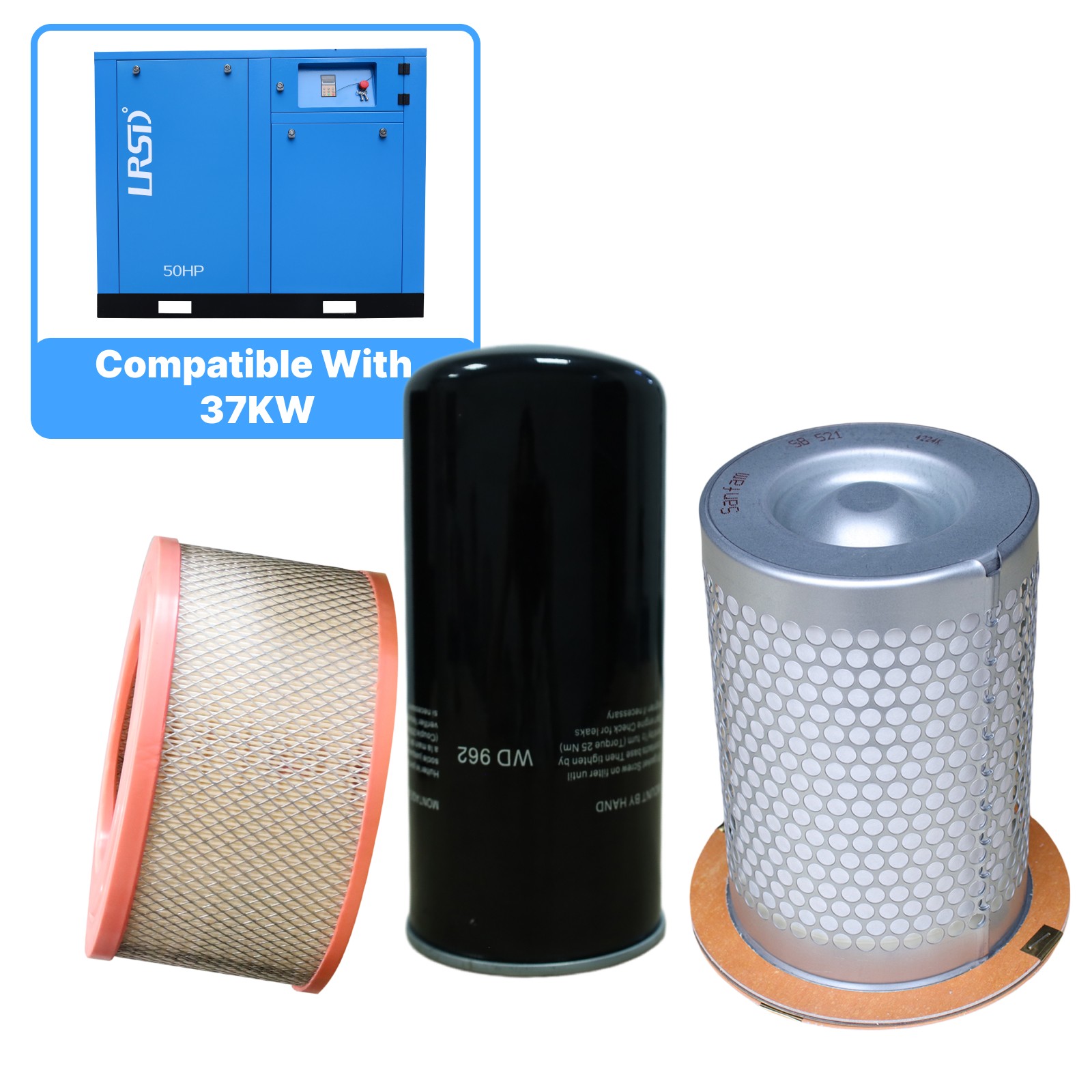 37KW Maintenance Service Kit for 50 HP Rotary Screw Air Compressor
