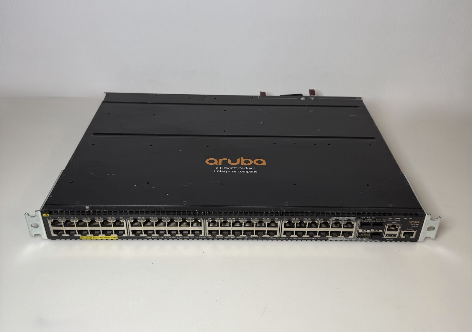 HP Aruba JL322A 2930M 48G PoE+ Switch 1-Slot w/ Dual Power Supplies