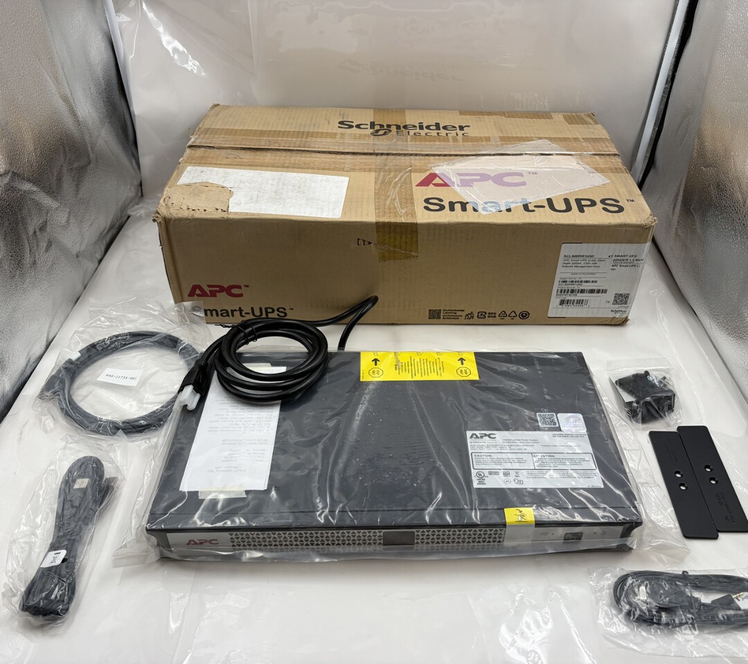 APC SCL500RM1UNC LINE INTERACTIVE RACKMOUNT 500VA LITHIUM-ION SMART-UPS APC SCL500RM1UNC LINE INTERACTIVE RACKMOUNT 500VA LITHIUM-ION SMART-UPS